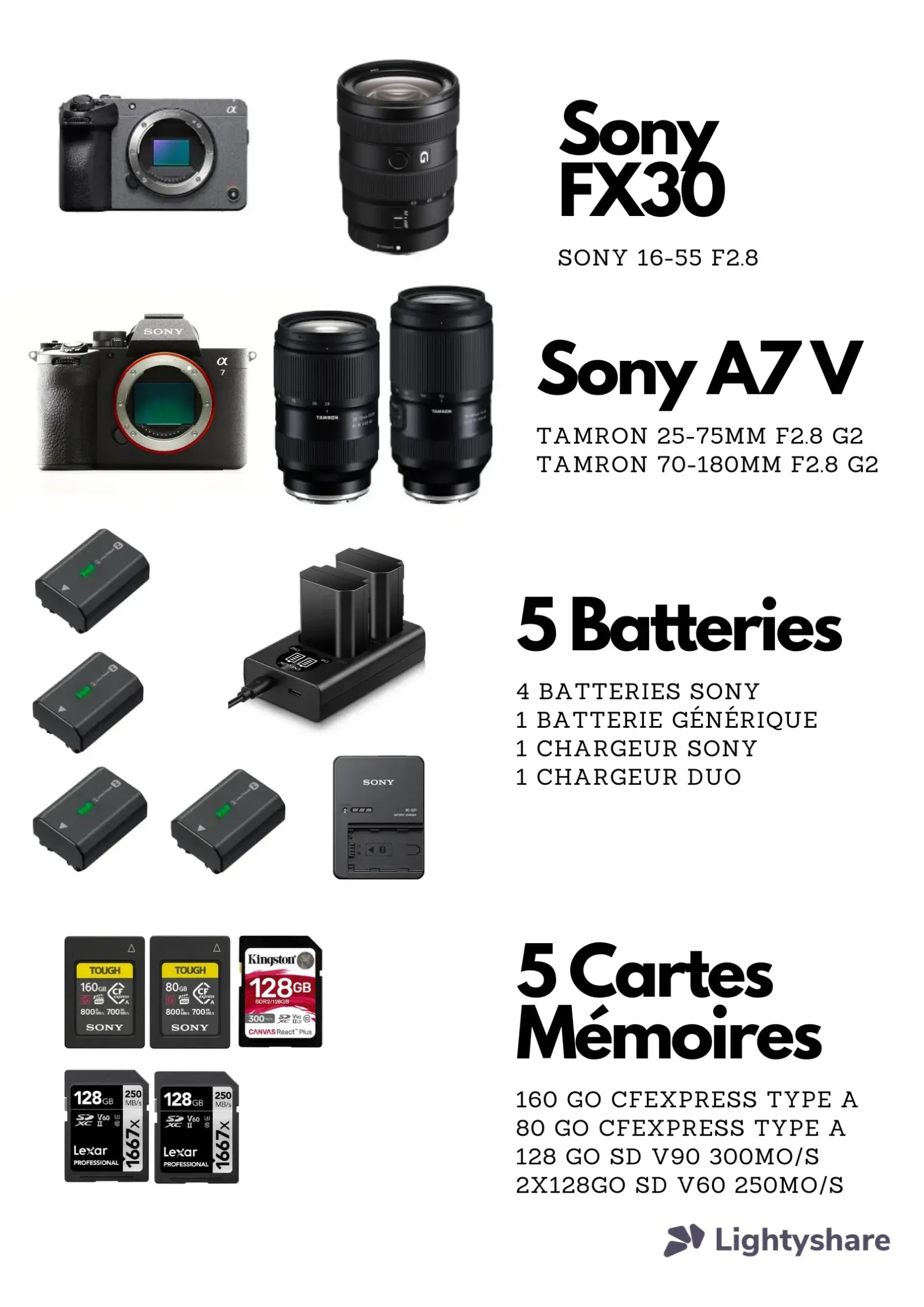 Pack 2 cams (Sony Alpha 7V + Sony FX30) - Photo 2 sur 7