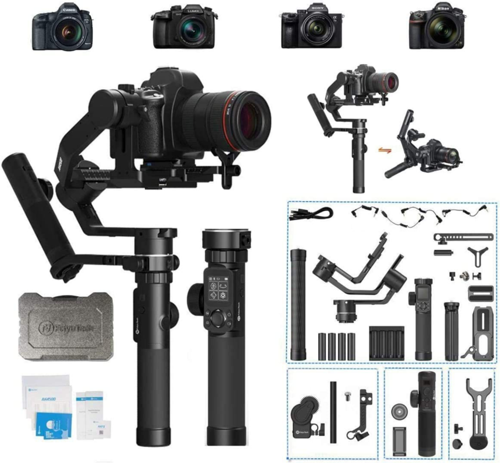 Stabilisateur / Gimbal Feiyu Tech AK4500 + Remote - Photo 1 sur 4