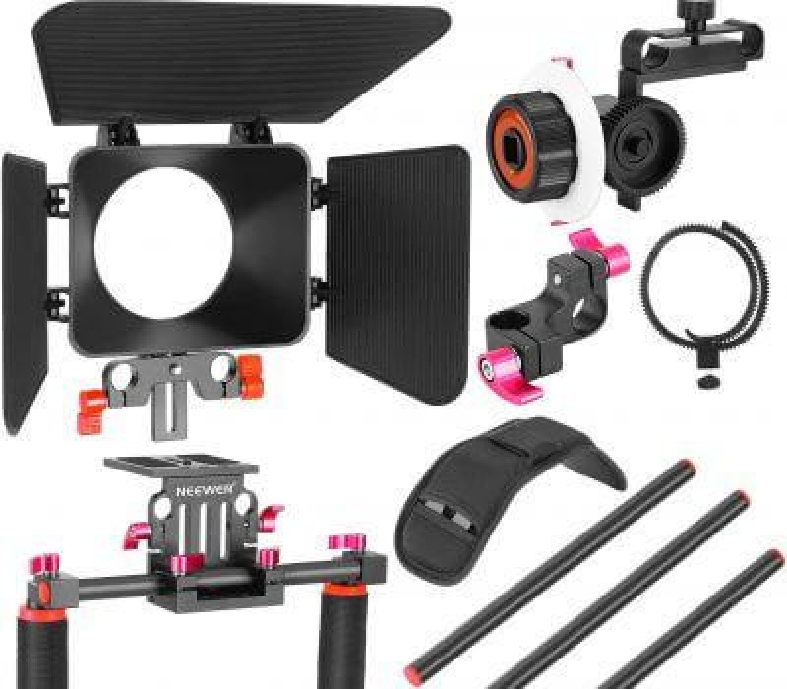 Rig d'épaule Neewer + Follow focus Pro  - Photo 2 sur 4