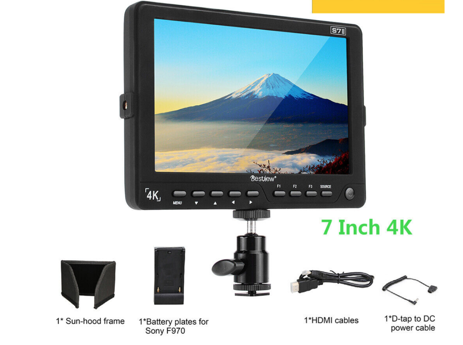 Moniteur externe 4k 7 pouces - Photo 2 sur 3