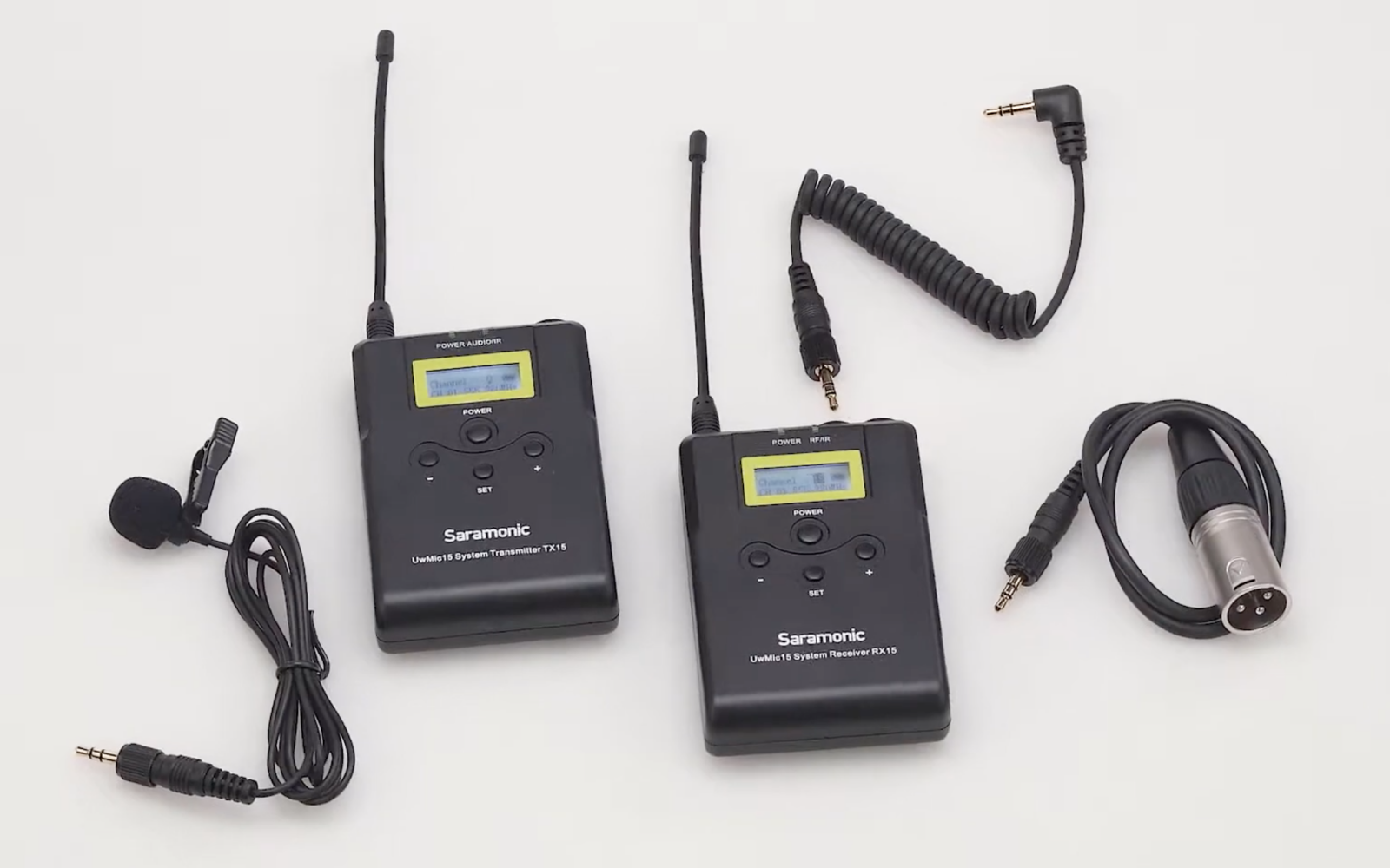 Saramonic UwMic15 Micro cravate sans fil HF émetteur récepteur  - Photo 1 sur 2