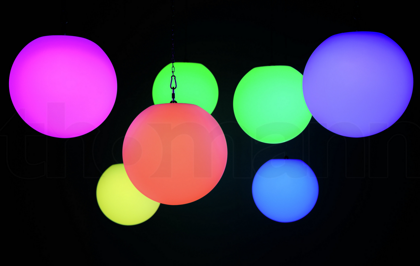5X Varytec LED Ball BAT 30 RGBW - Photo 1 sur 9