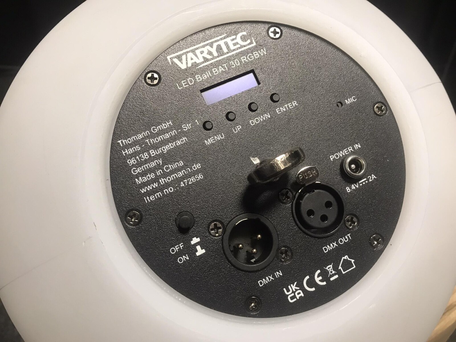 5X Varytec LED Ball BAT 30 RGBW - Photo 3 sur 9