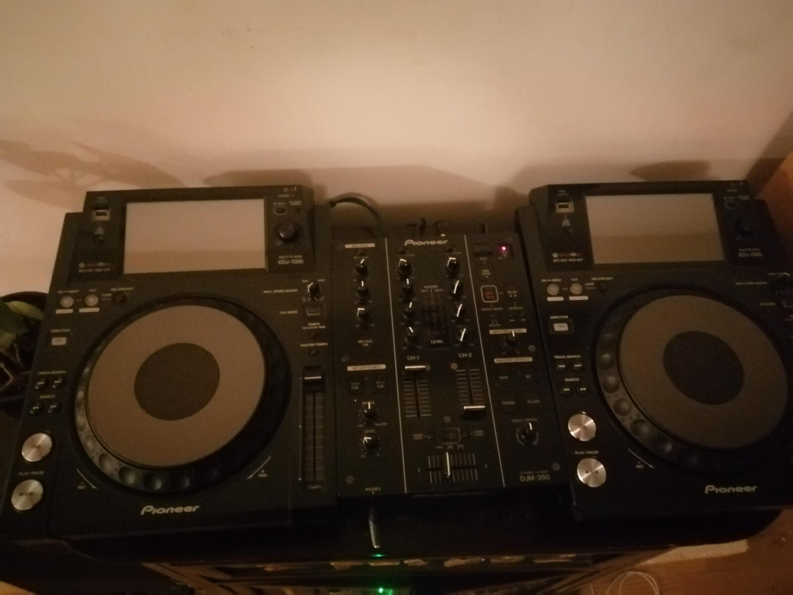 Paire platines Pioneer XDJ 1000 - Photo 1 sur 2
