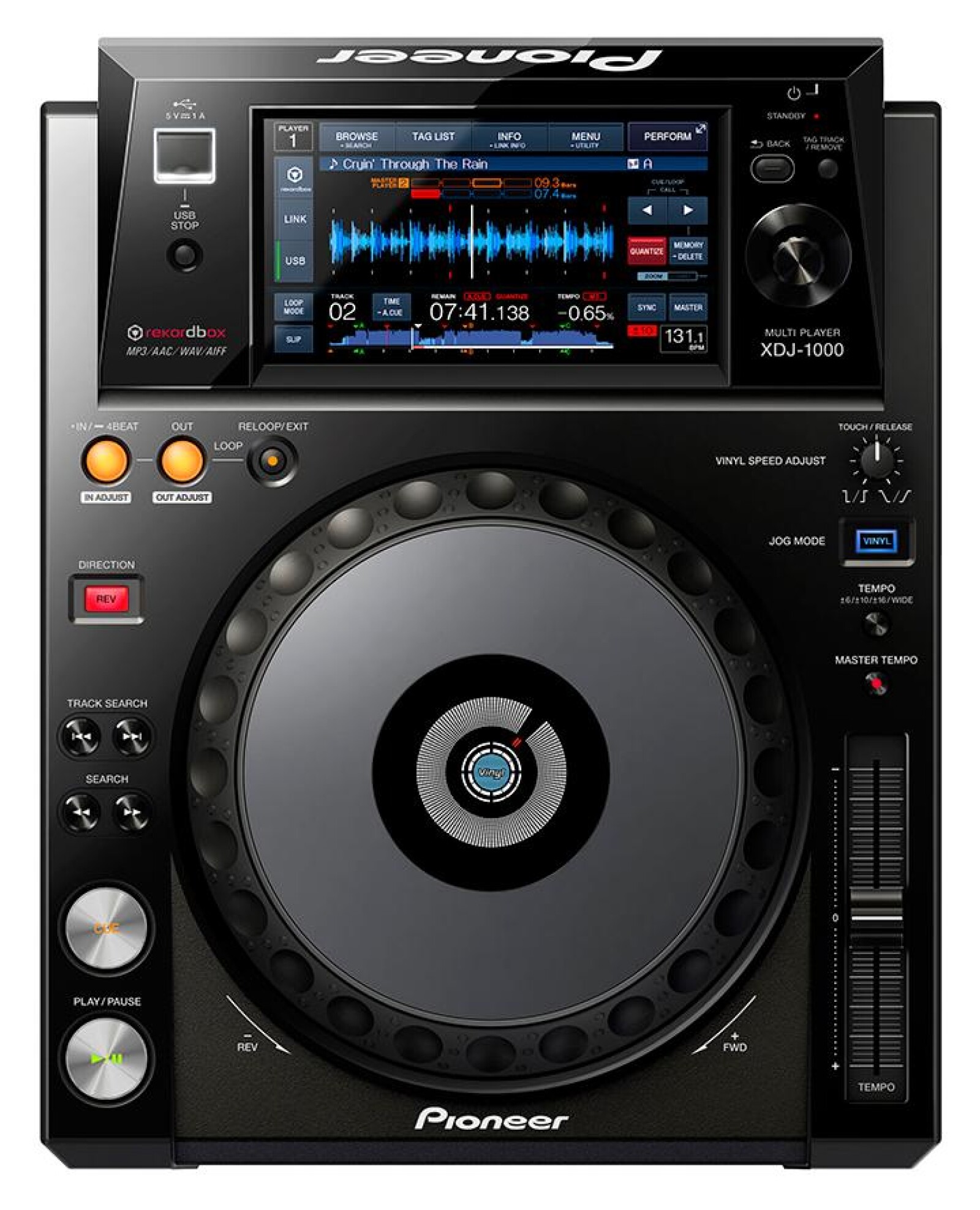 Paire platines Pioneer XDJ 1000 - Photo 2 sur 2