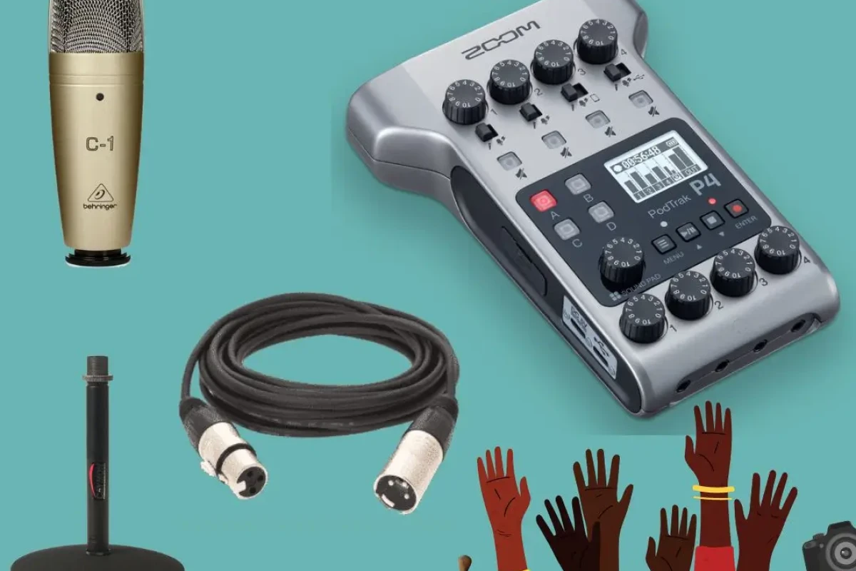 Location Zoom PodTrak P4 - Lightyshare