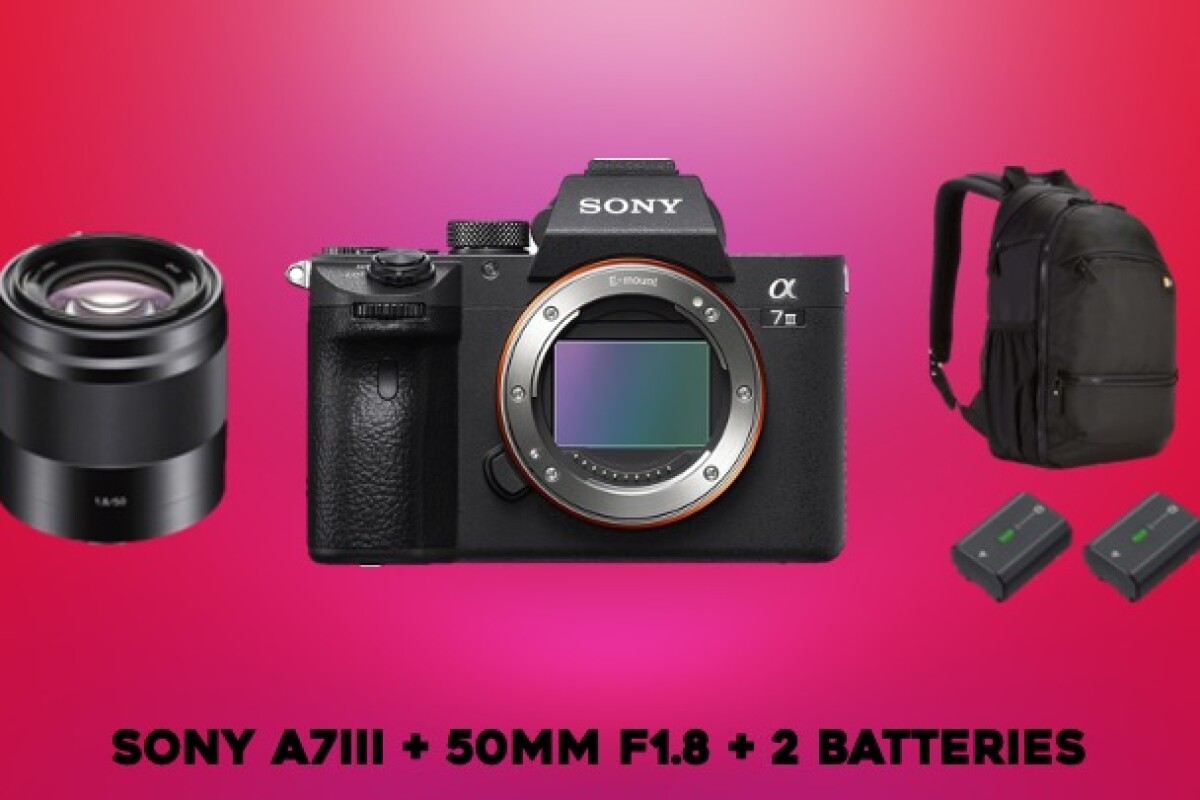 Location PACK SONY A7III + 50mm f1.8 - Lightyshare