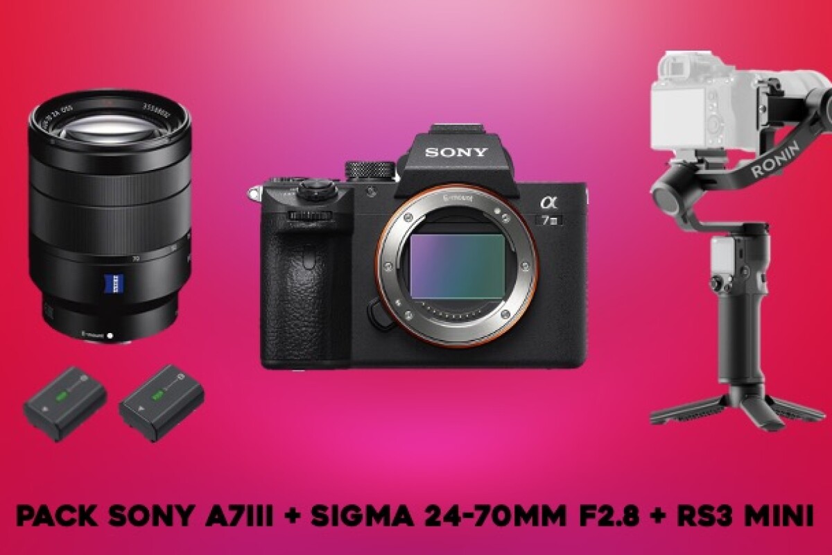 Location PACK SONY A7III + MEIKE 35mm + RS3 MINI - Lightyshare