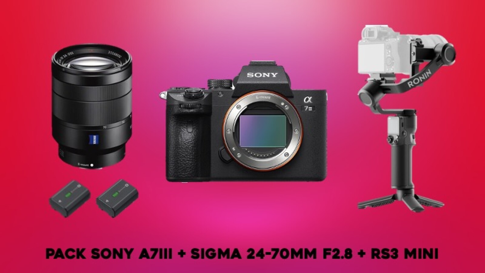 PACK SONY A7III + MEIKE 35mm + RS3 MINI - Photo 1 sur 1