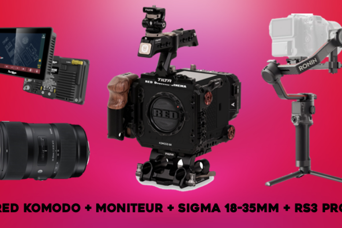Location KOMODO + SIGMA 18-35 + RS3 PRO + MONITEUR - Lightyshare