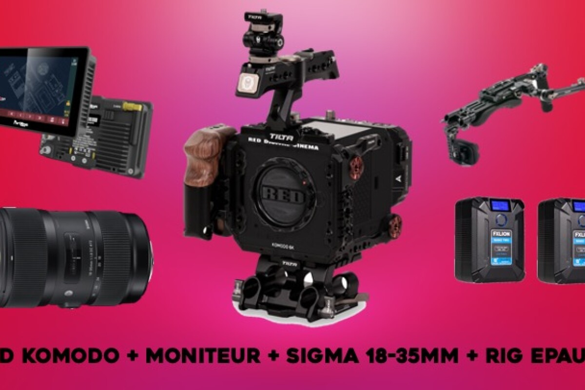 Location KOMODO + SIGMA 18-35 + RIG EPAULE + MONITEUR - Lightyshare