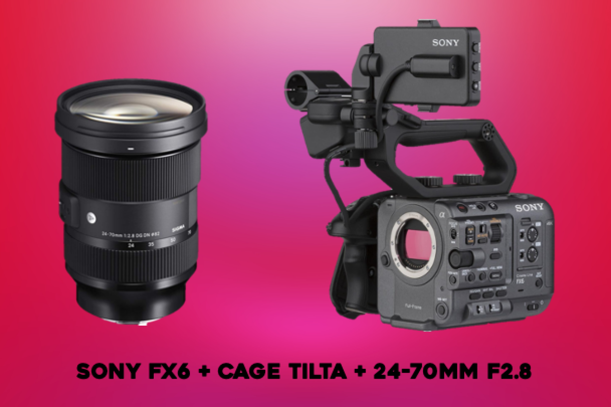 Location Pack Sony FX6 + Sigma 24-70mm f2.8 - Lightyshare