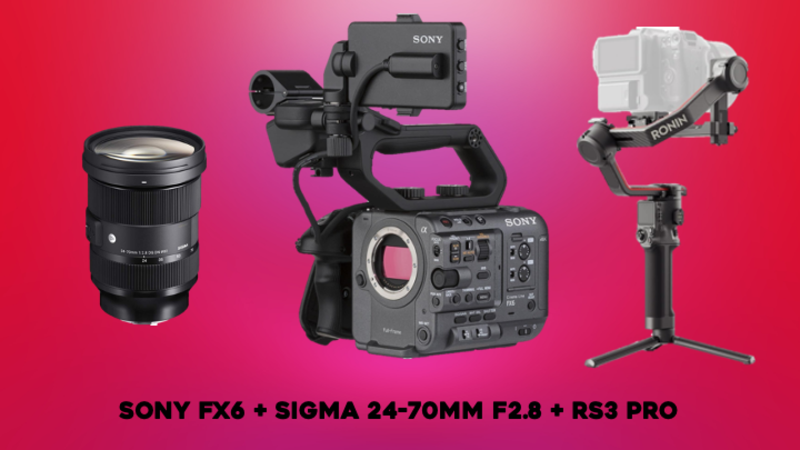 Pack FX6 + 24-70mm f2.8 + RS3 PRO - Photo 1 sur 1