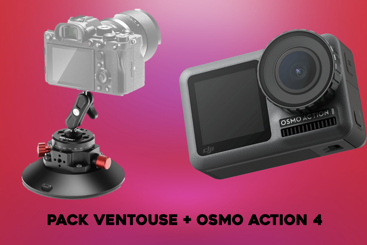 Location PACK VENTOUSE + OSMO ACTION 4 - Lightyshare