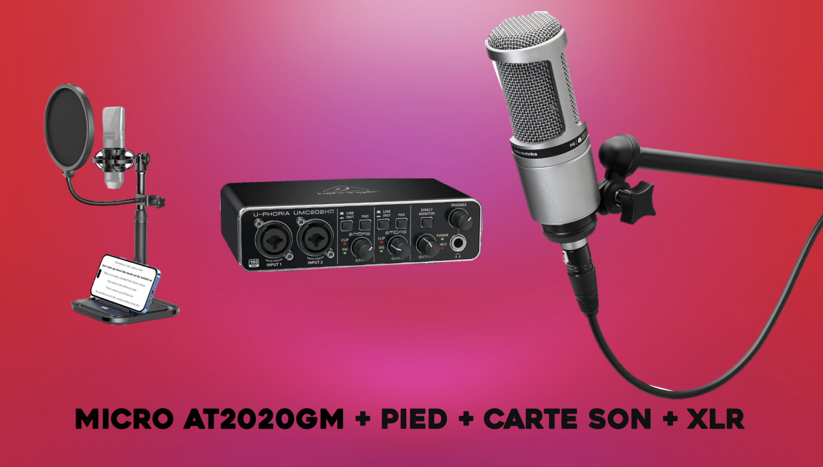 Audio-Technica AT2020 - Photo 1 sur 1