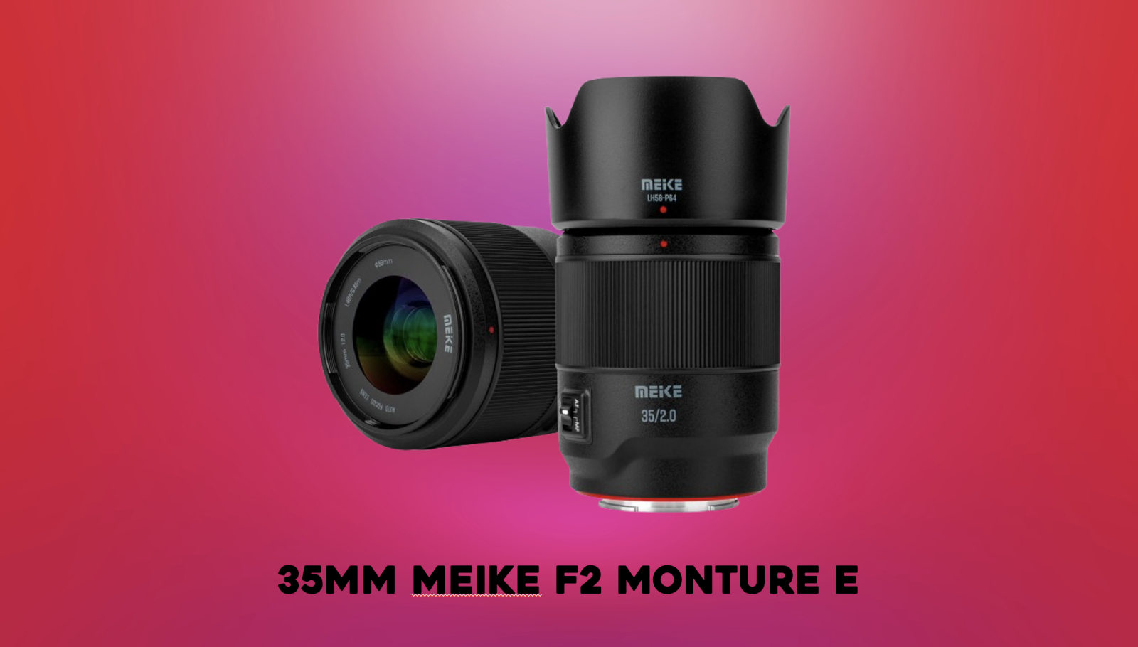 Meike 35mm f/2 monture E - Photo 1 sur 1