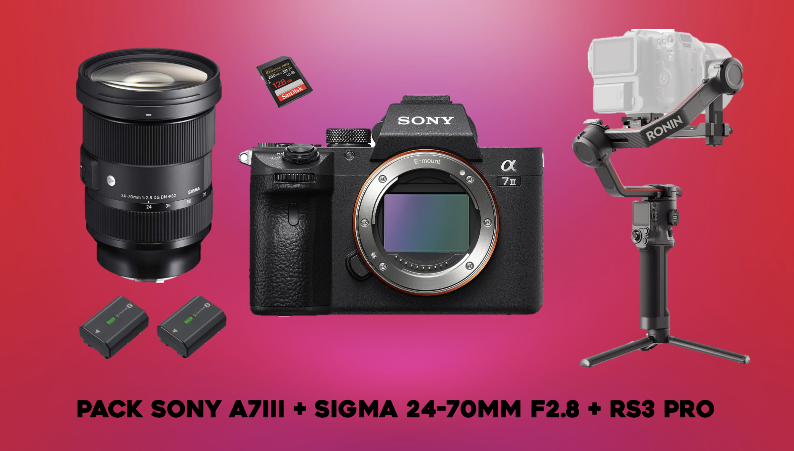 PACK AFTERMOVIE A7III - Photo 1 sur 1