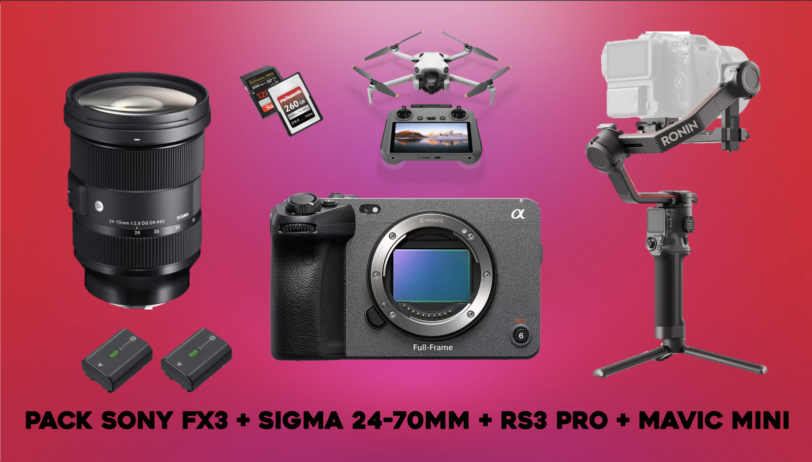 PACK CLIP FX3 - Photo 1 sur 1