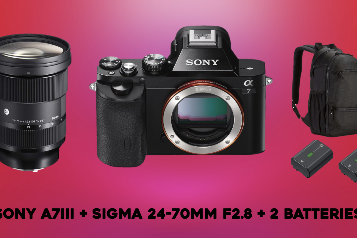 Location PACK SONY A7III + SIGMA 24-70mm - Lightyshare