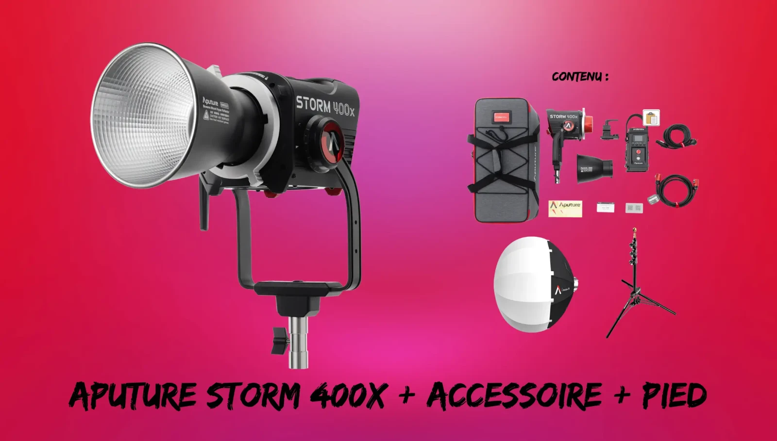 APUTURE Storm 400x - Photo 1 sur 1