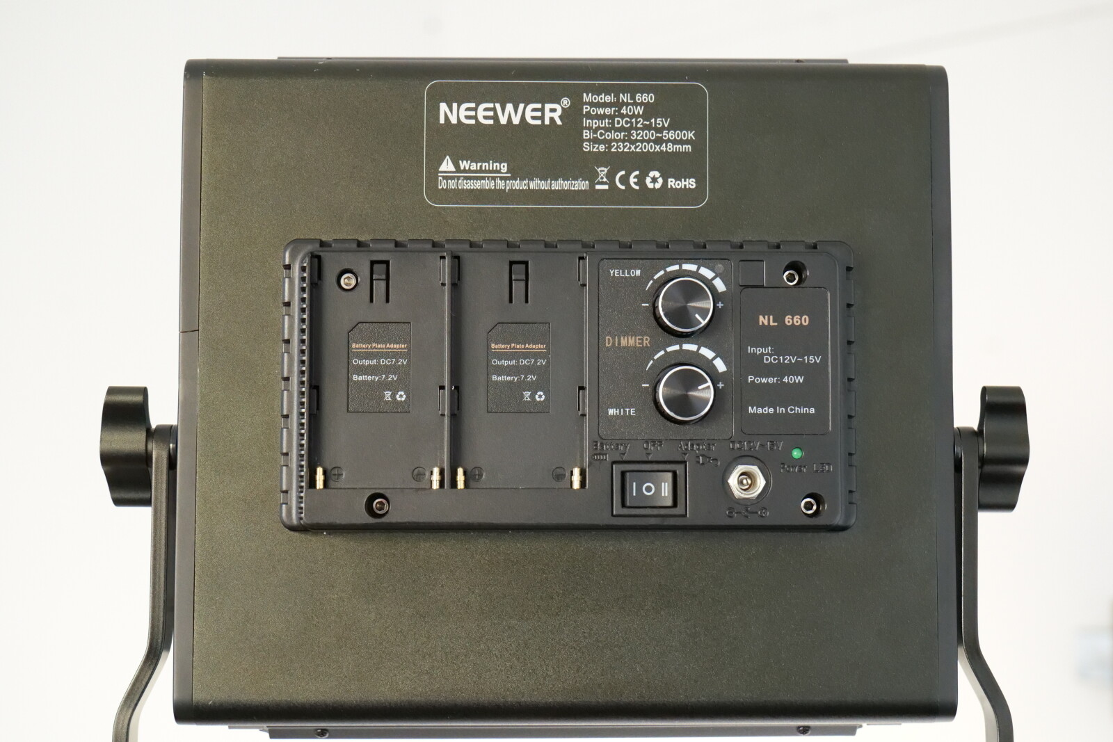 Neewer 660 LED Bi-Color - Photo 4 sur 5