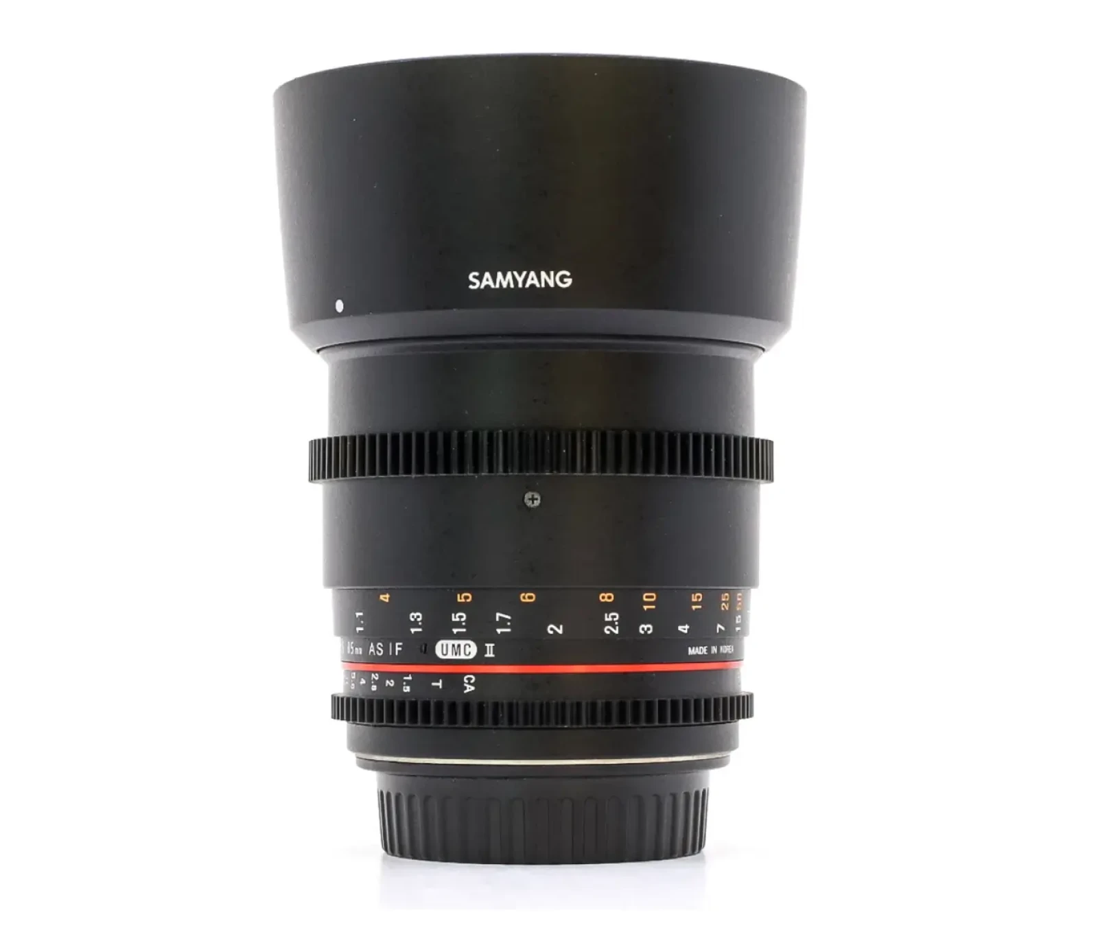 Samyang Objectif fixe 85mm T1.5 AS UMC II - Monture Canon EF - Photo 1 sur 3
