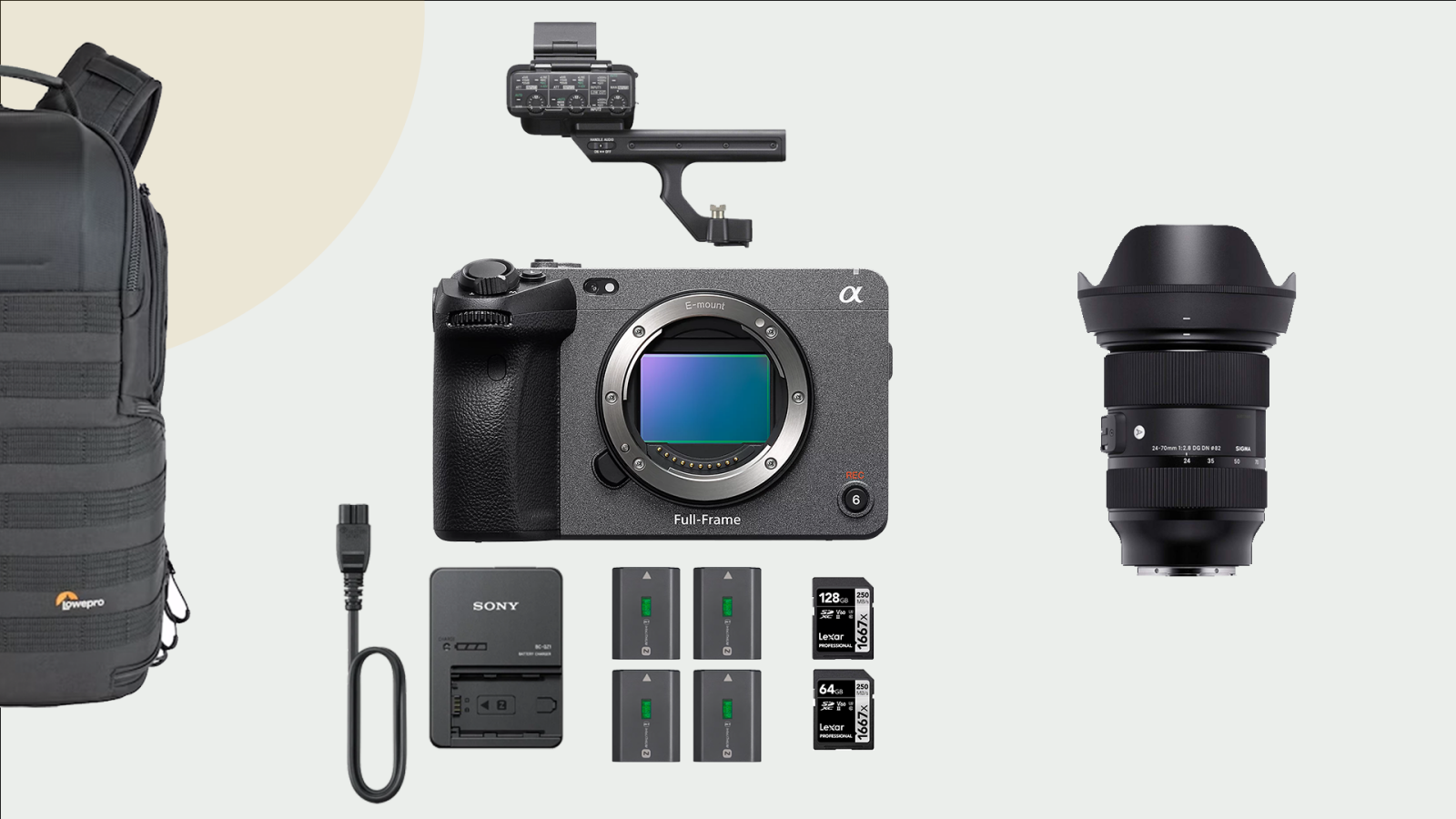 Sony FX3 / Pack objectif - Photo 1 sur 1