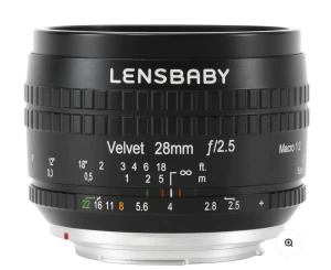Location Lensbaby Velvet 28