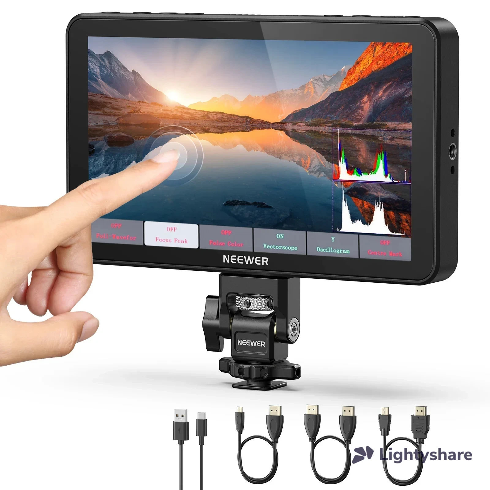 Neewer F700 7" Camera Field Touch Screen Monitor - Photo 1 sur 3