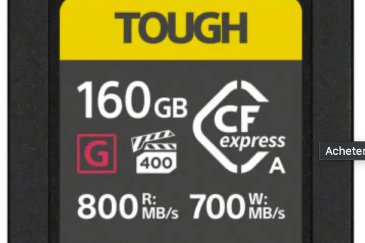 Location Sony TOUGH CFexpress Type A 80GB - Lightyshare
