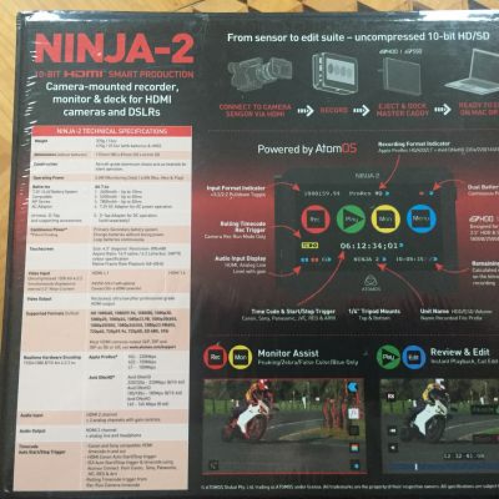 Moniteur/enregistreur Atomos Ninja 2 - Photo 2 sur 5