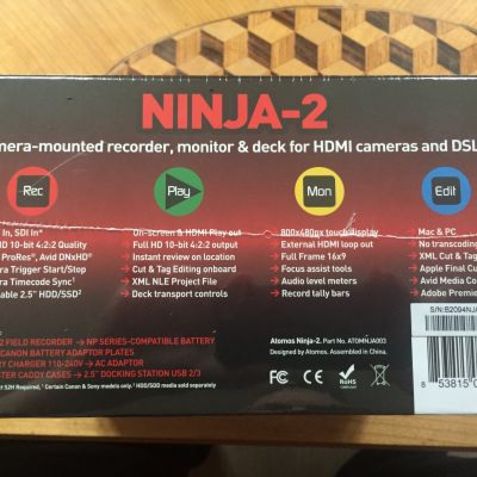 Moniteur/enregistreur Atomos Ninja 2 - Photo 4 sur 5