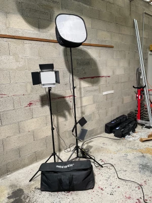 Location Neewer 2 panneaux LED 50W 3200-5600K 660 PRO RGB avec softbox