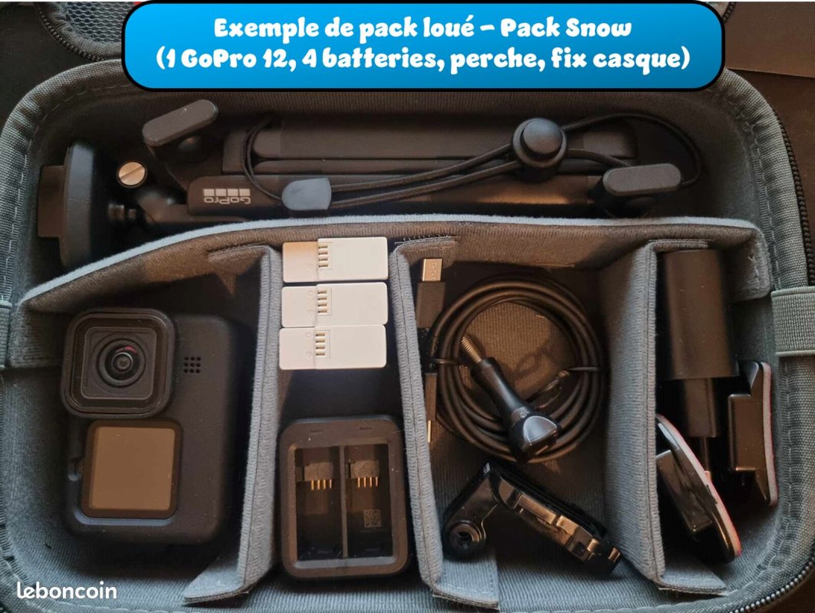 Pack GoPro 12 - Simple - Photo 2 sur 4