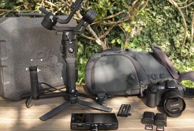 Location GH5 + RONIN SC + 2 BATT + 2 SD 128Go + MONITEUR 5,5 + SAC DE TRANSPORT