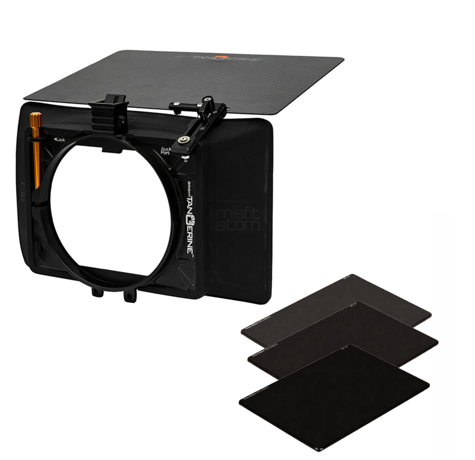 PACK Mattebox Bright Tangerine Misift Atom + Schneider ND 0.6 | 0.9 | 1.8 - Photo 1 sur 1