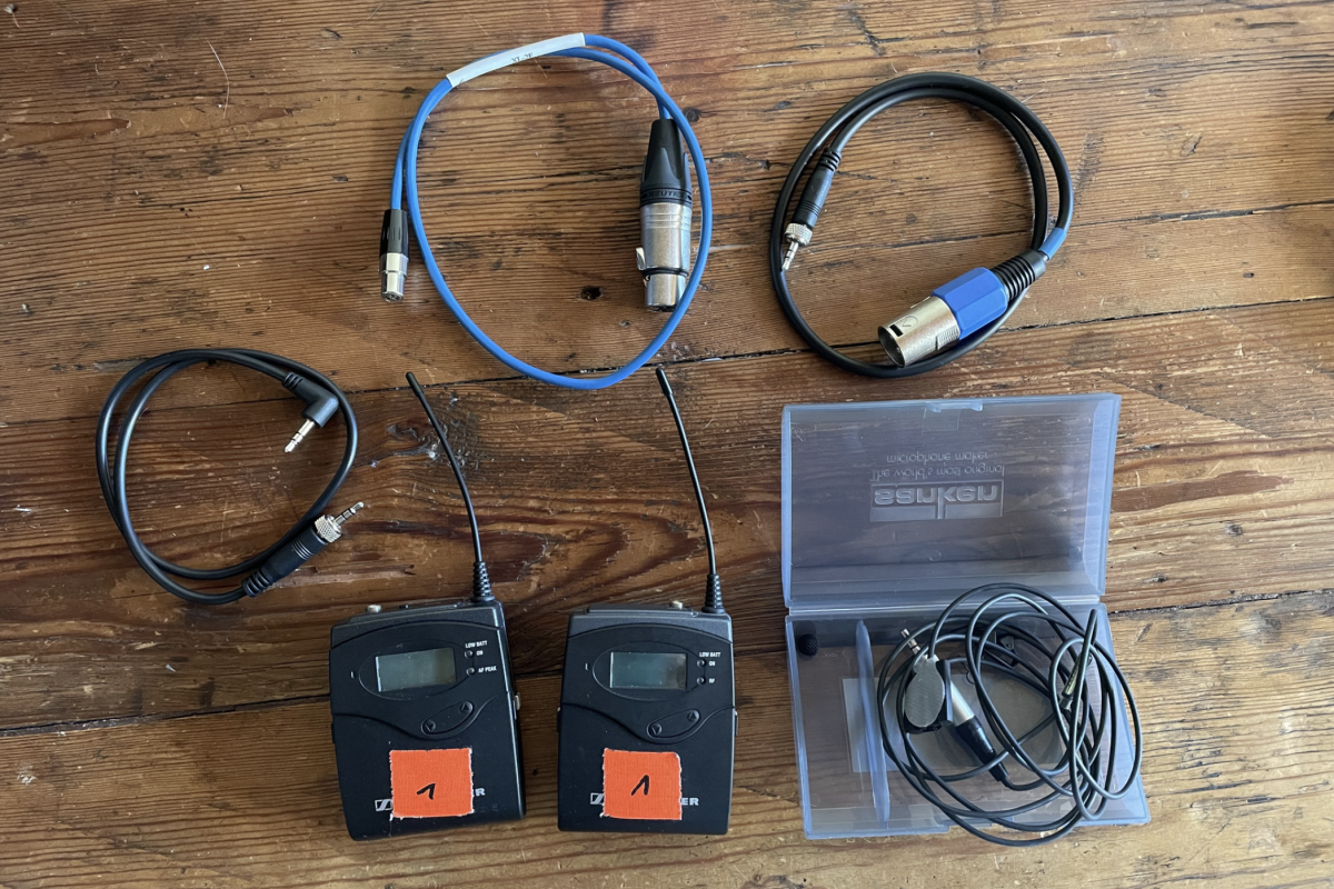 Location Sennheiser EK100 - SK100 (B-Band) + Sanken COS11 - Lightyshare