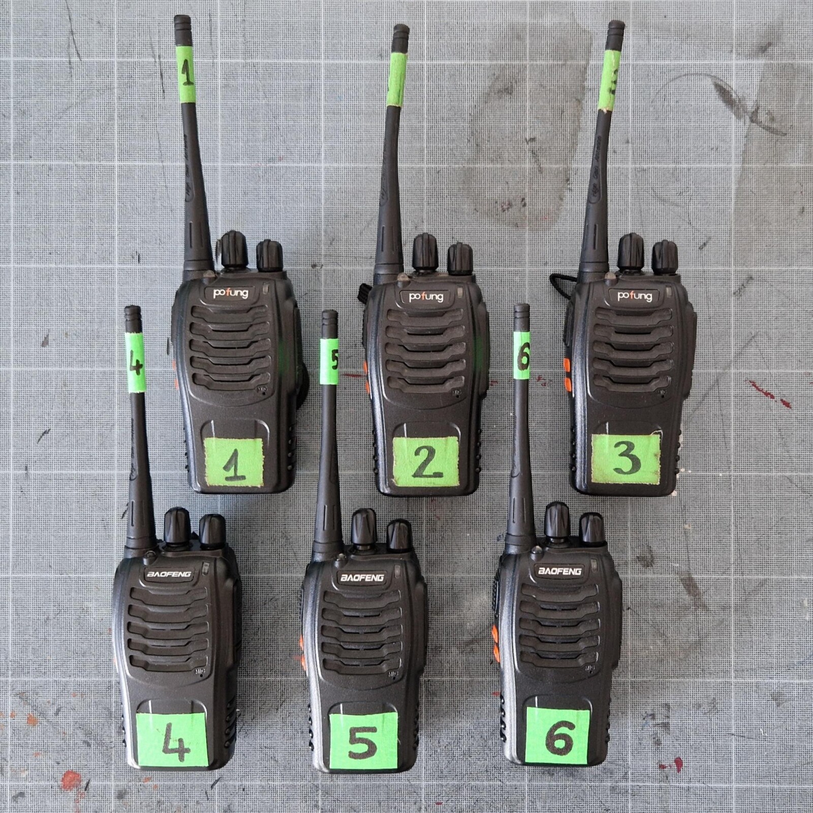 Kit x6 Talkie-walkies BF-888s + Accessoires - Photo 3 sur 9
