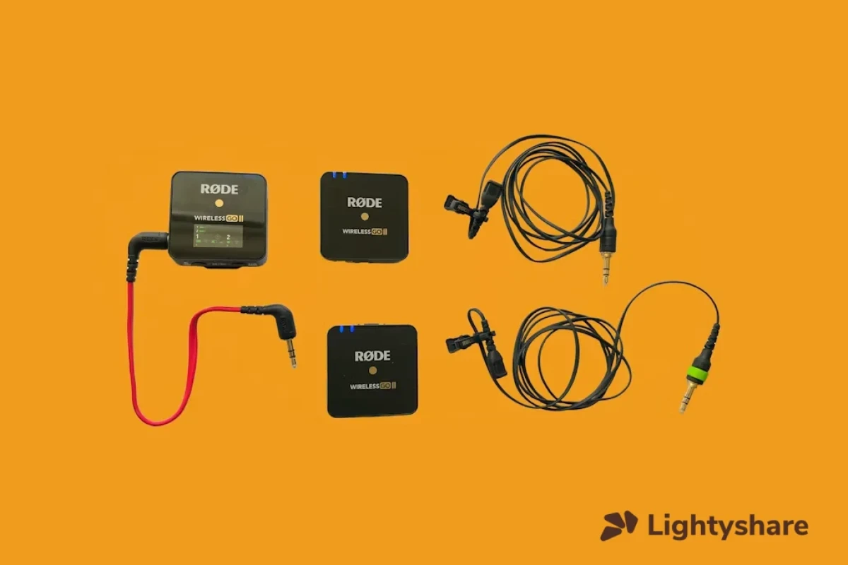 Location Rode Wireless GO II - Lightyshare