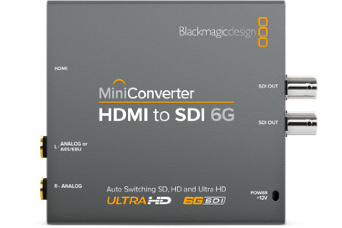 Location Blackmagic Design Mini Converter HDMI to SDI 6G - Lightyshare