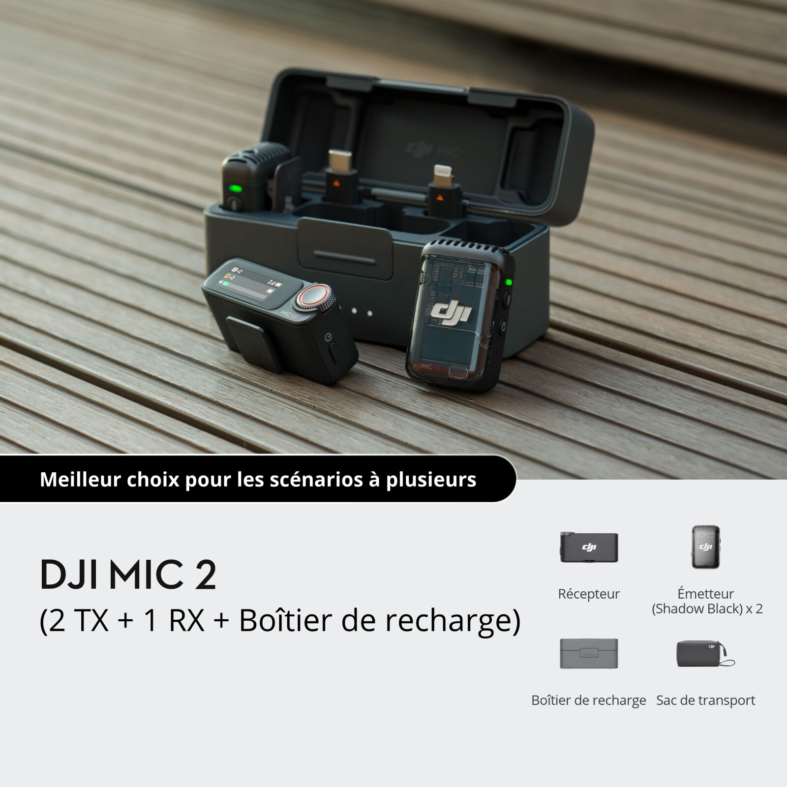 DJI Mic 2 - Photo 1 sur 3