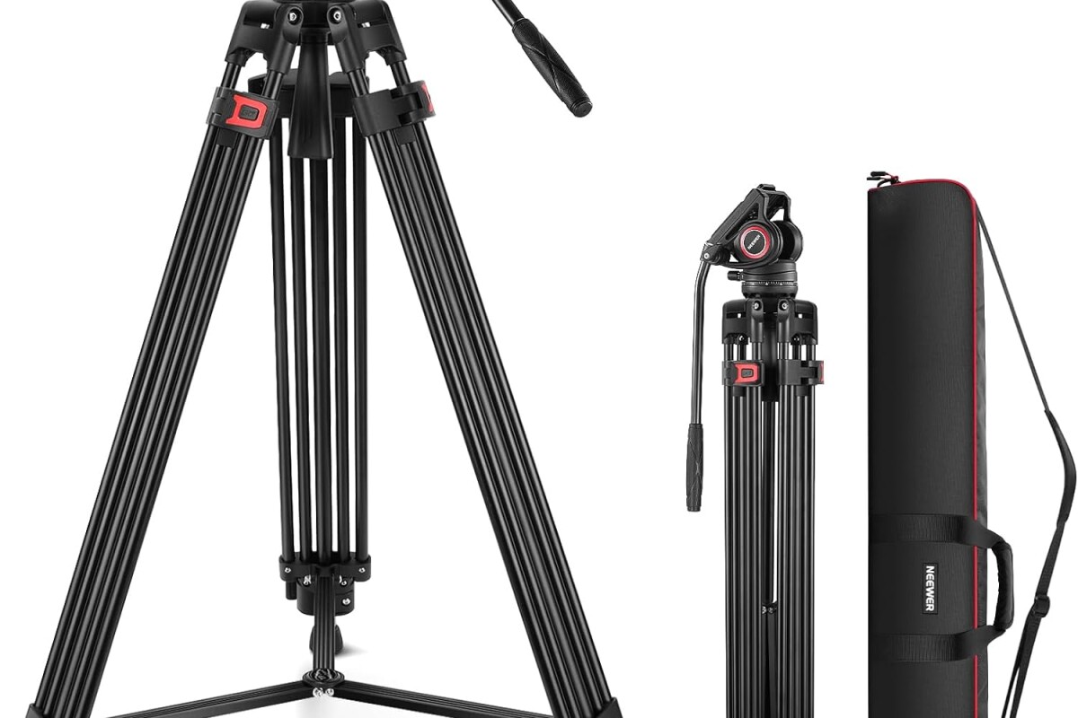 Location Neewer TP74 74" Pro Video Tripod - Lightyshare