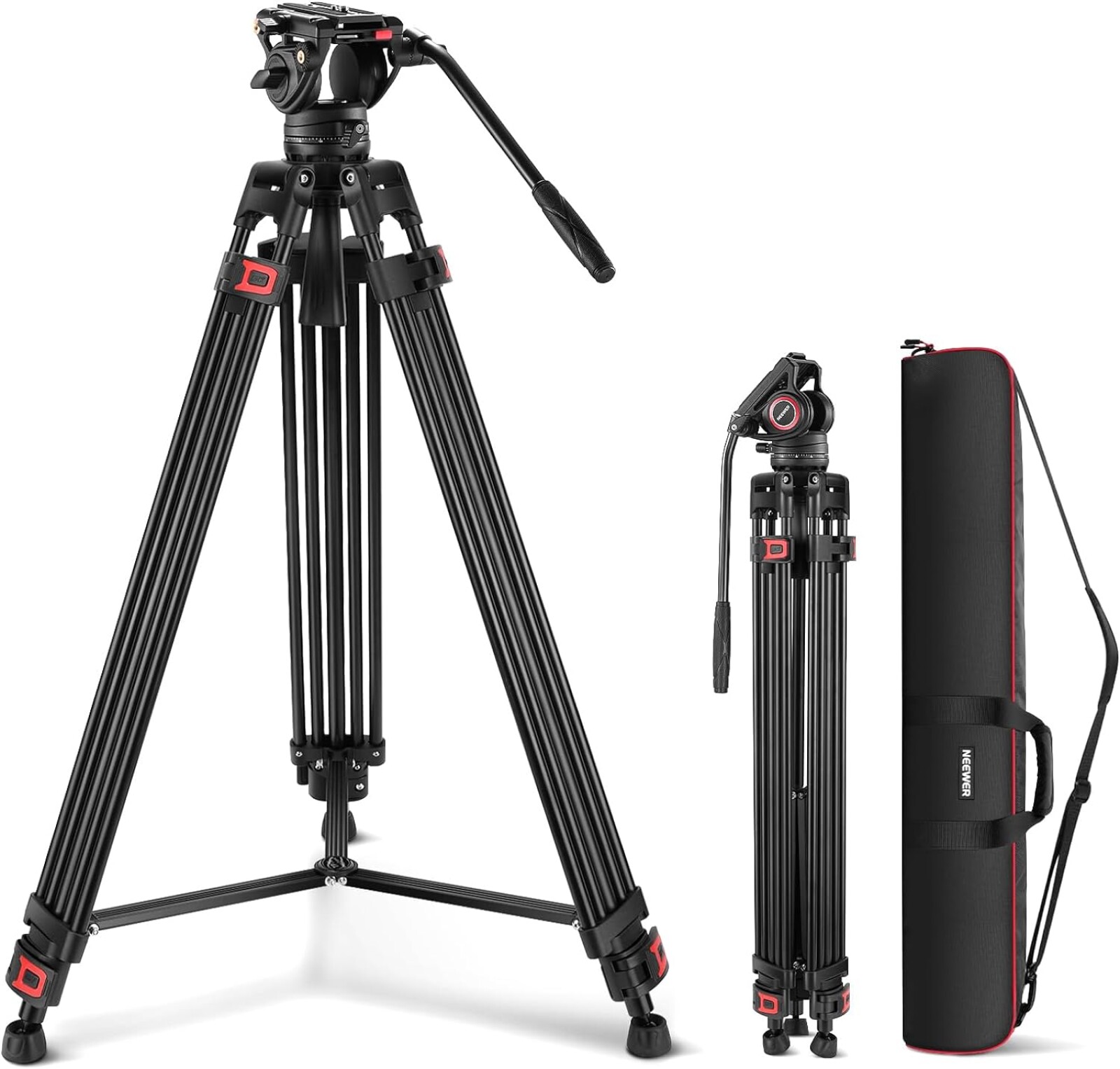 Neewer TP74 74" Pro Video Tripod - Photo 1 sur 1