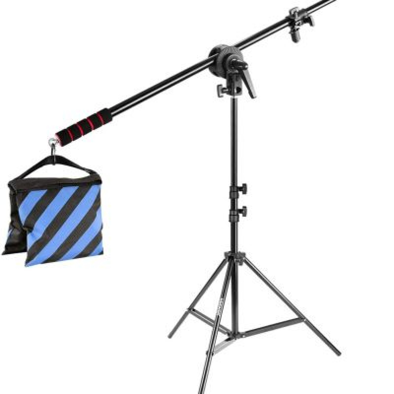 Support Pied Girafe pour Réflecteur Photo Studio 190cm + Bras - Photo 1 sur 2