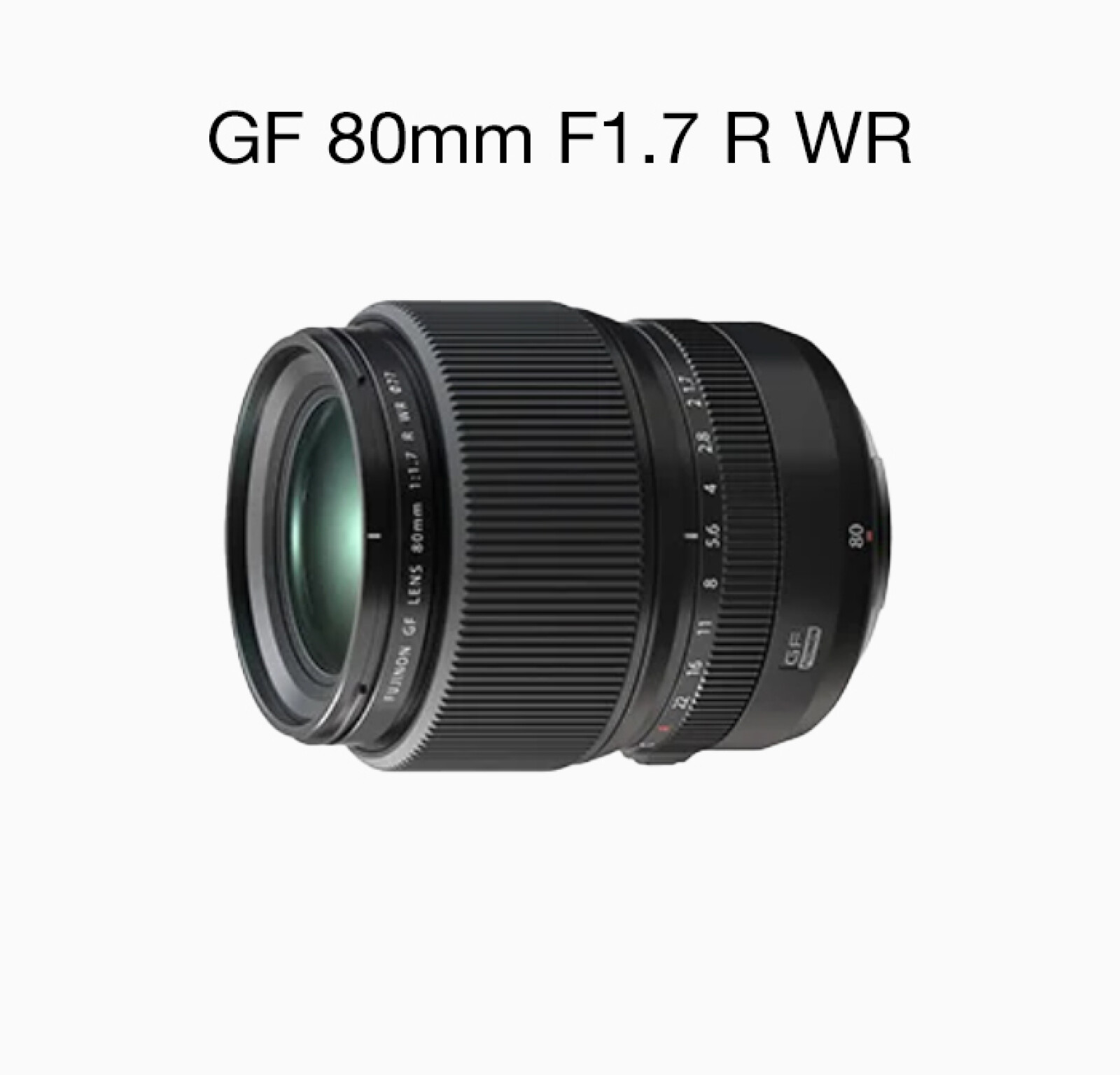 Fujifilm GF 80mm f/1.7 R WR - Photo 1 sur 1