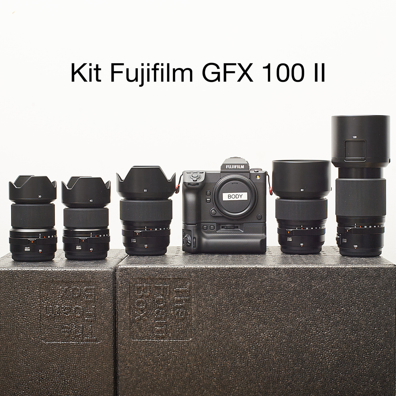 Pack Fujifilm GFX 100 II + 5 objectifs - Photo 1 sur 1