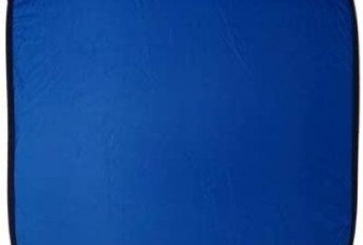 Location Fonds pliables/réversibles 2-en-1 (Blanc/Noir et Bleu/Vert)