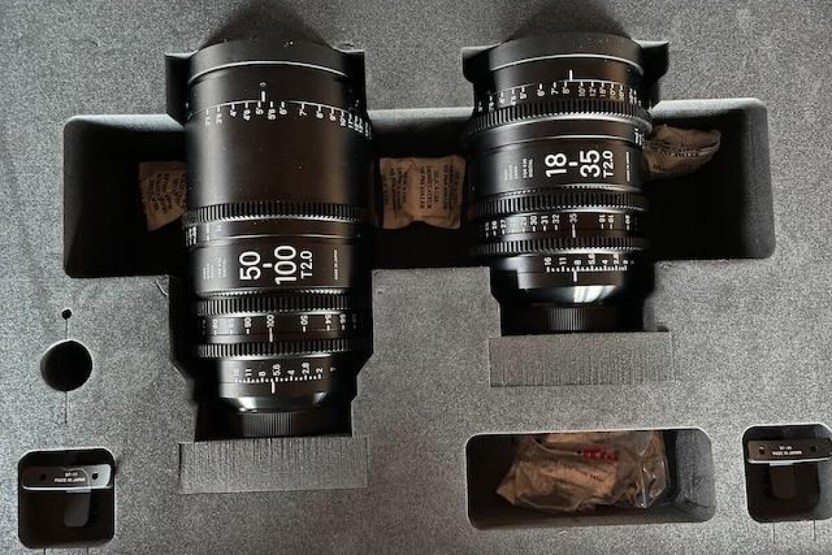 Location OPTIQUES SIGMA CINE ZOOM 18-35 / 50-100 T2 monture EF - Lightyshare