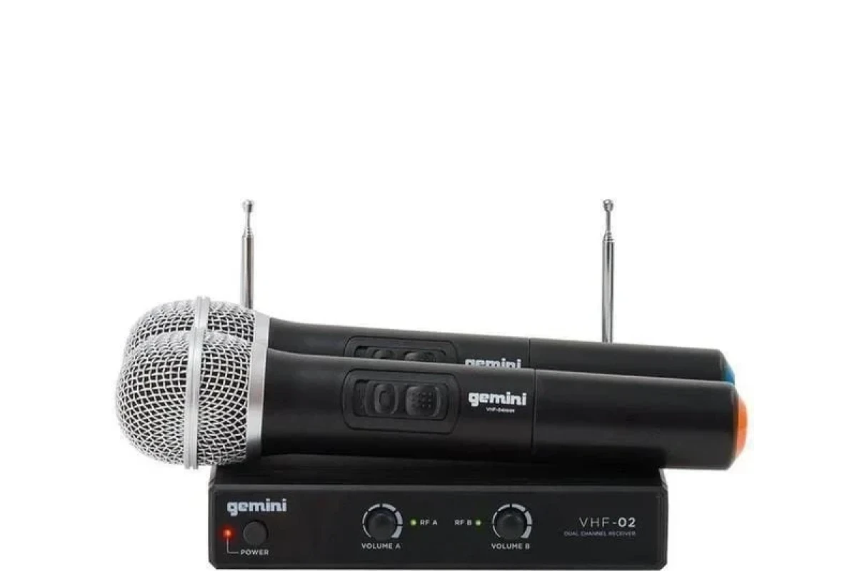 Location Gemini VHF-02M Wireless Microphone System - Lightyshare