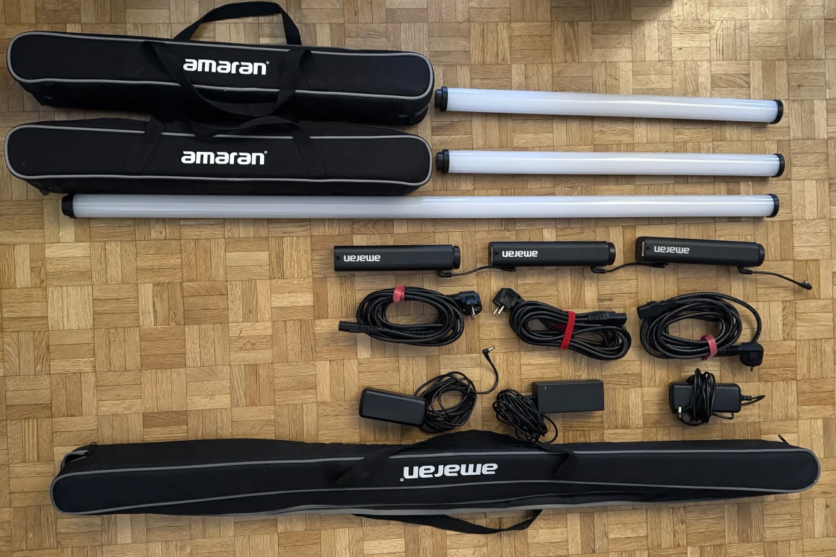 Location Pack tube Amaran T2C x2 / T4C - Lightyshare